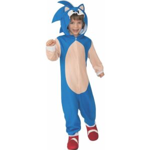 Rubies Disfraz de mono de gran tamaño Sonic para niños_1