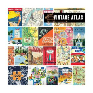 ReMarks Rompecabezas vintage Atlas rompecabezas de 1000_1