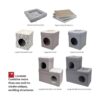 Kitty City Cama grande para gatos cubo apilable para_5