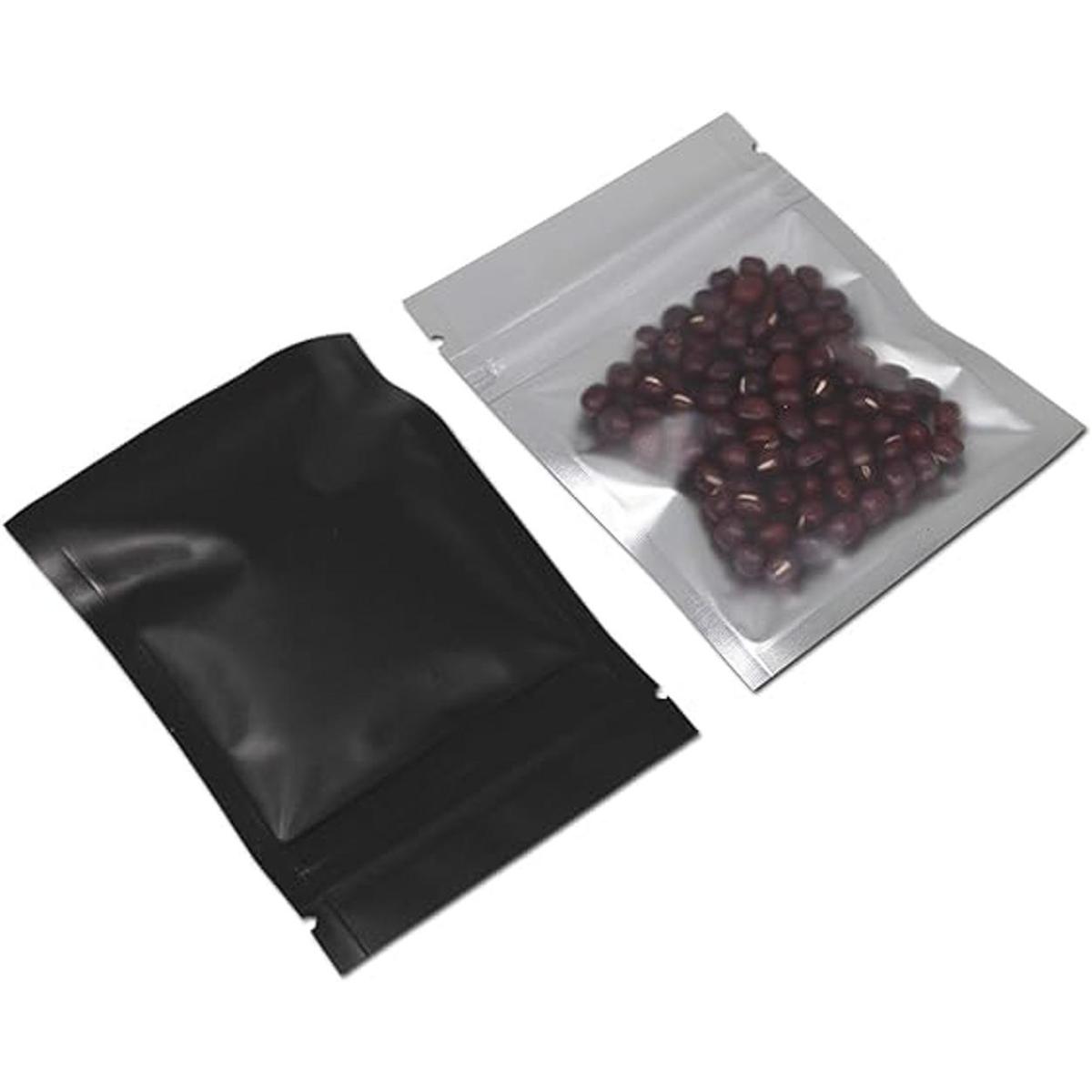 PABCK Paquete de 100 bolsas transparentes reutilizables