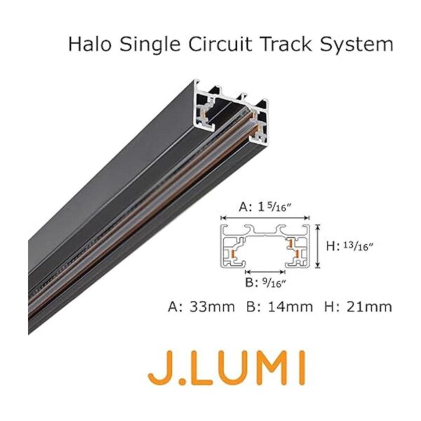 J.LUMI RAL3002 Rieles de luz de pista sistema de pista de_2