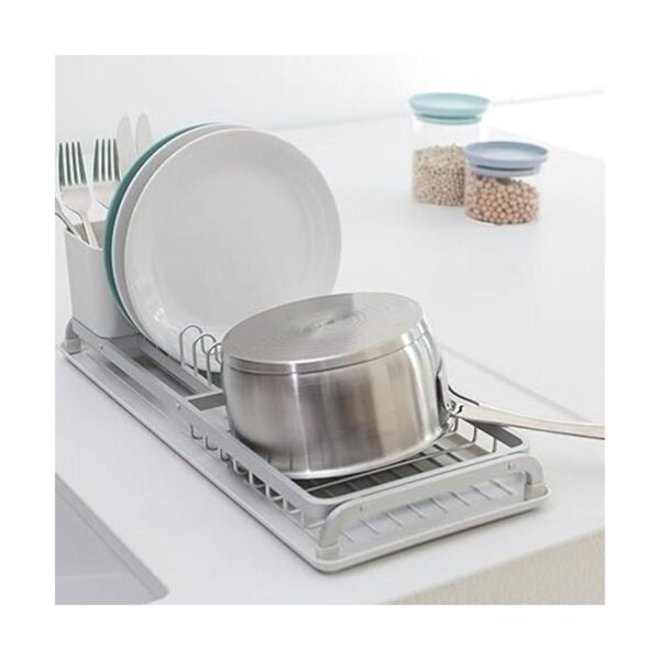 Brabantia Escurridor compacto para secar platos gris_3