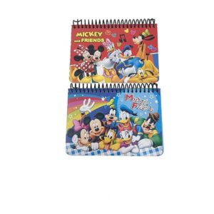 Disney Mickey Friends libro de autógrafos 2 pc Rojo_1