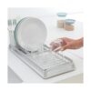 Brabantia Escurridor compacto para secar platos gris_2
