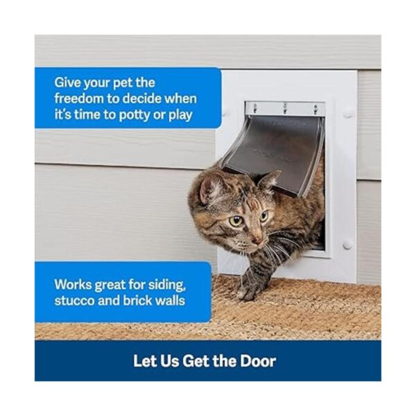 PetSafe Puerta pequeña de entrada de pared para mascotas_2