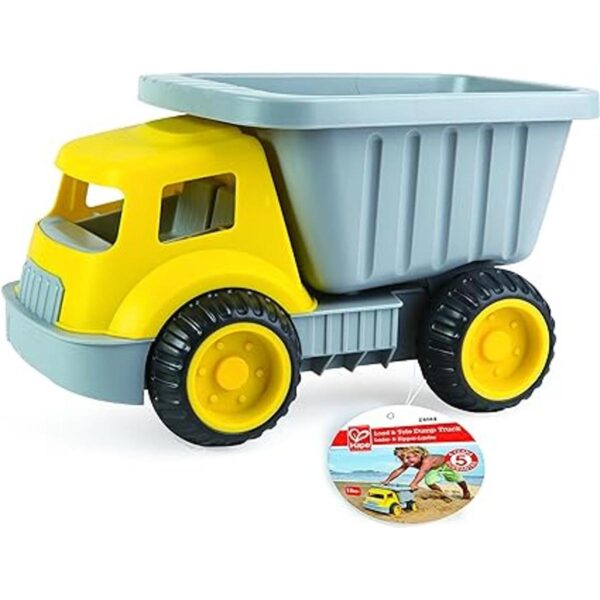 Hape Load Tote Dump Truck Interior Outdoor Beach Sand_3