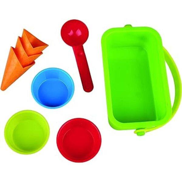 Hape Ice Cream Shop Juego de juguetes de arena y playa_2