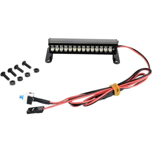 Apex RC Products Barra de luz de aluminio de 28 LED de