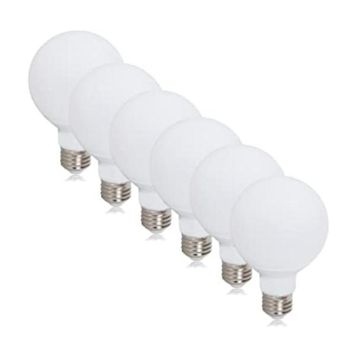 Maxxima Bombilla LED G25 con base E26 para baño