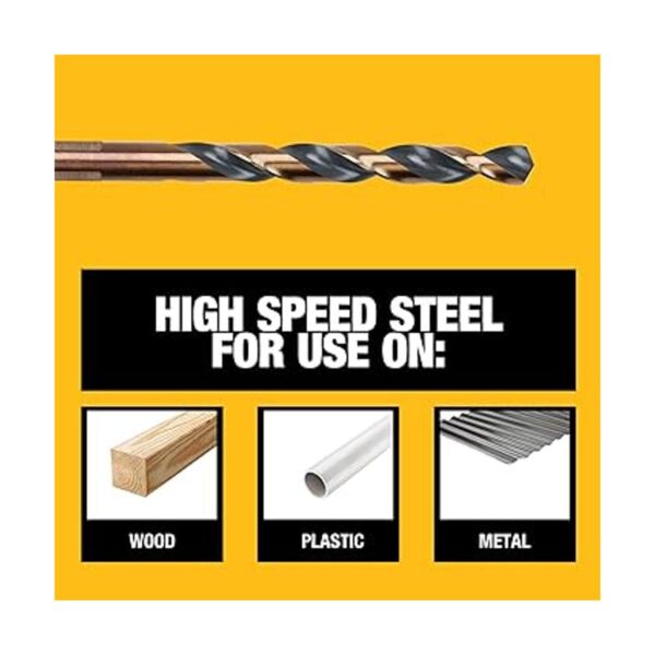 DEWALT DWA1181 21Piece Set Black Oxide Coated Hss Twist