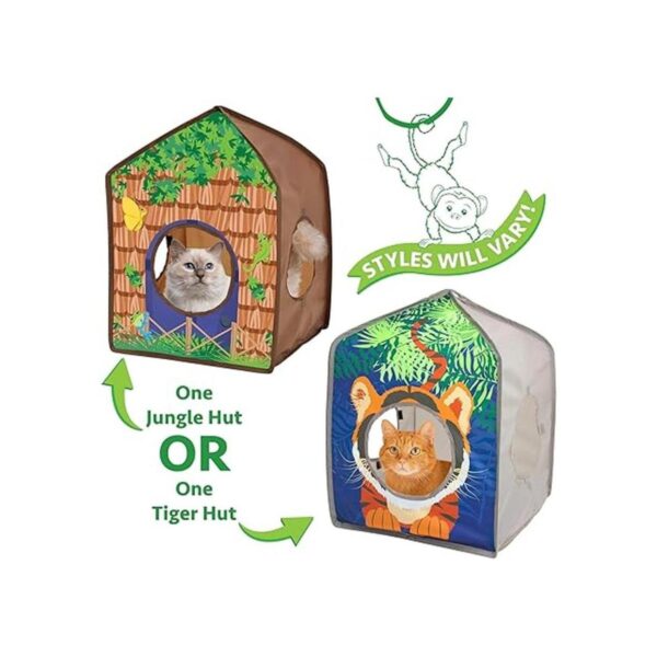 Kitty City Jungle Cat Cube Combo cubo plegable para_2