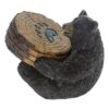 Black Bear Juego de 5 posavasos con base de almohadilla_4