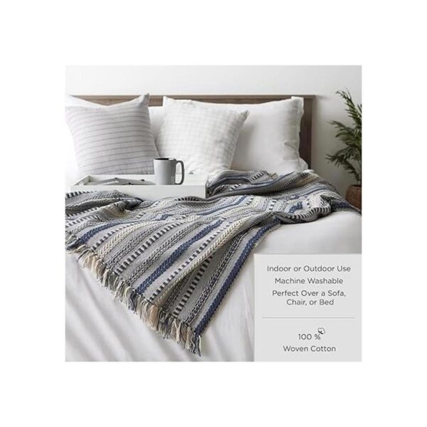 DII Zig Zag Throw Collection Colección moderna de algodón_6