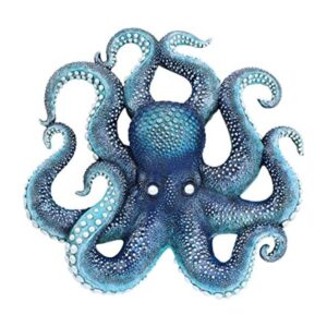 Design Toscano AL96425 Escultura de pared de pulpo azul_1