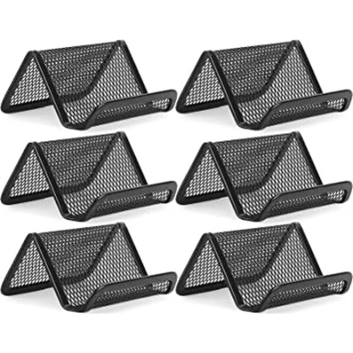 MaxGear Soporte de malla para tarjetas de visita soporte