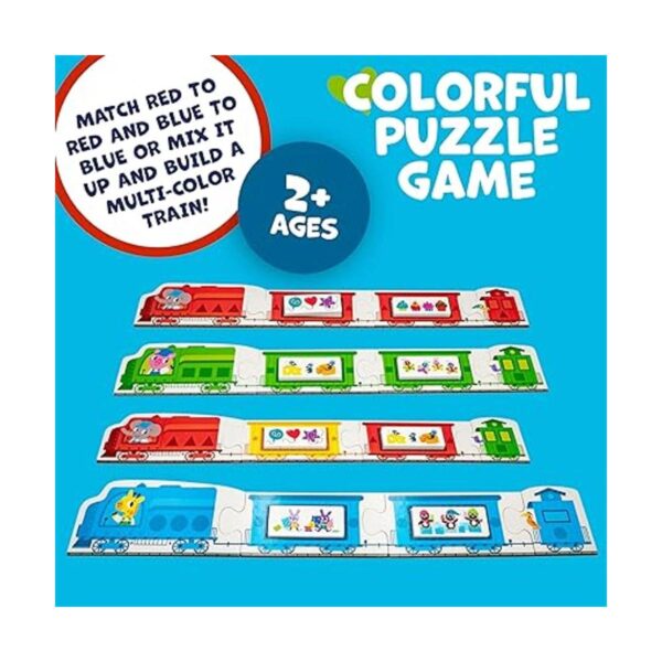 Peaceable Kingdom Chugga Choo Juego de rompecabezas_2