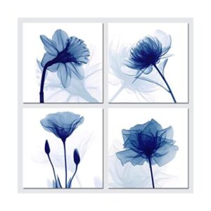 Pyradecor Cuadros abstractos modernos de flores_1