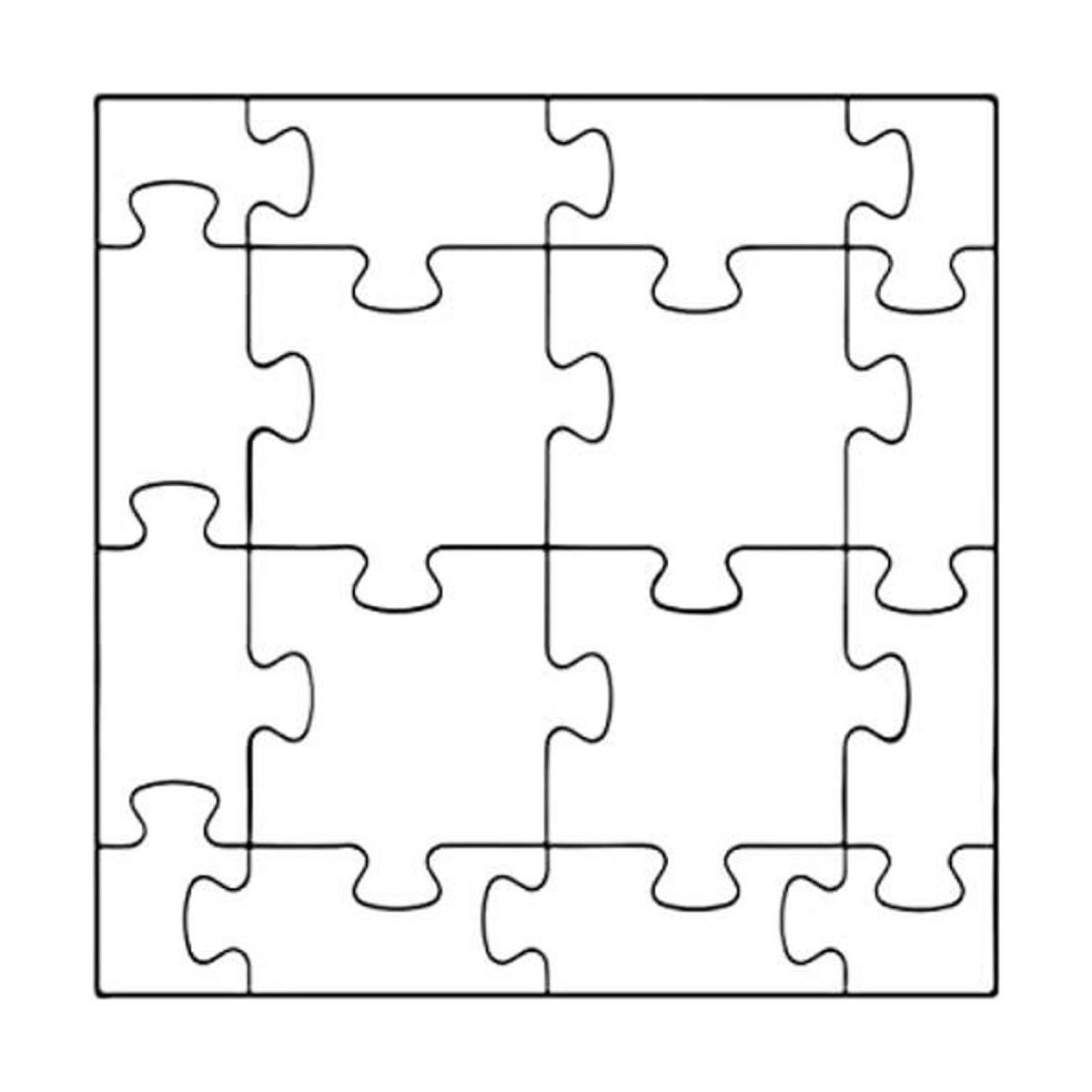 Hygloss Productos Comunidad Puzzle Blanco