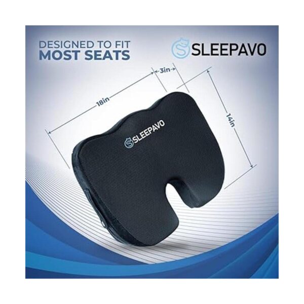 Sleepavo Cojín de asiento de espuma viscoelástica para_3