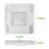 LED Flying Direct Lámpara de techo LED de 150 W Luz de