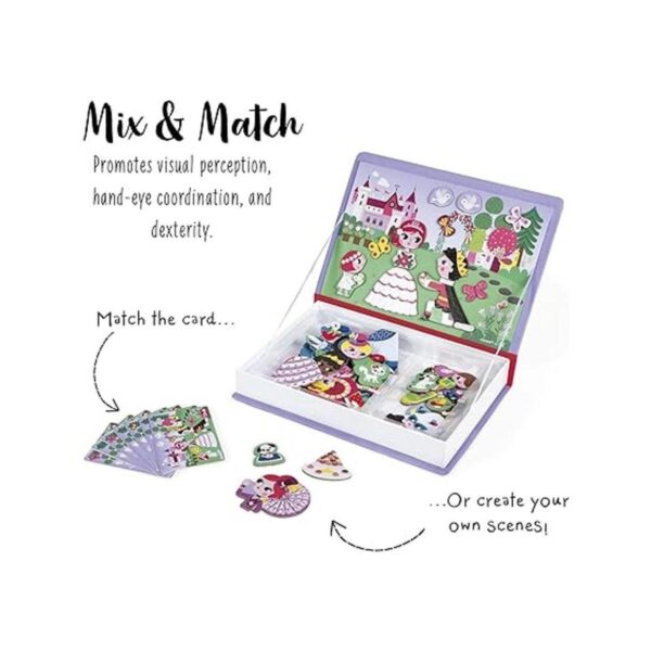 Janod MagnetiBook J02725 Juego de disfraces magnéticos de_2