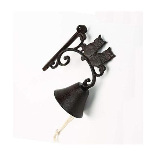 Sungmor Campana de pared de hierro fundido resistente