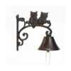Sungmor Campana de pared de hierro fundido resistente