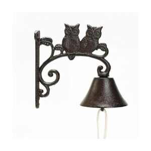 Sungmor Campana de pared de hierro fundido resistente