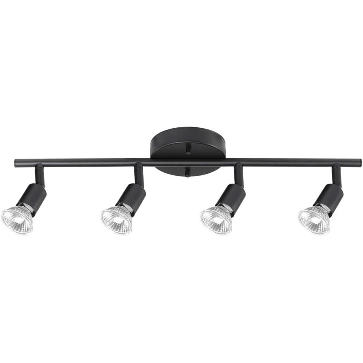 Globe Electric Iluminación con luces de riel Negro 59354