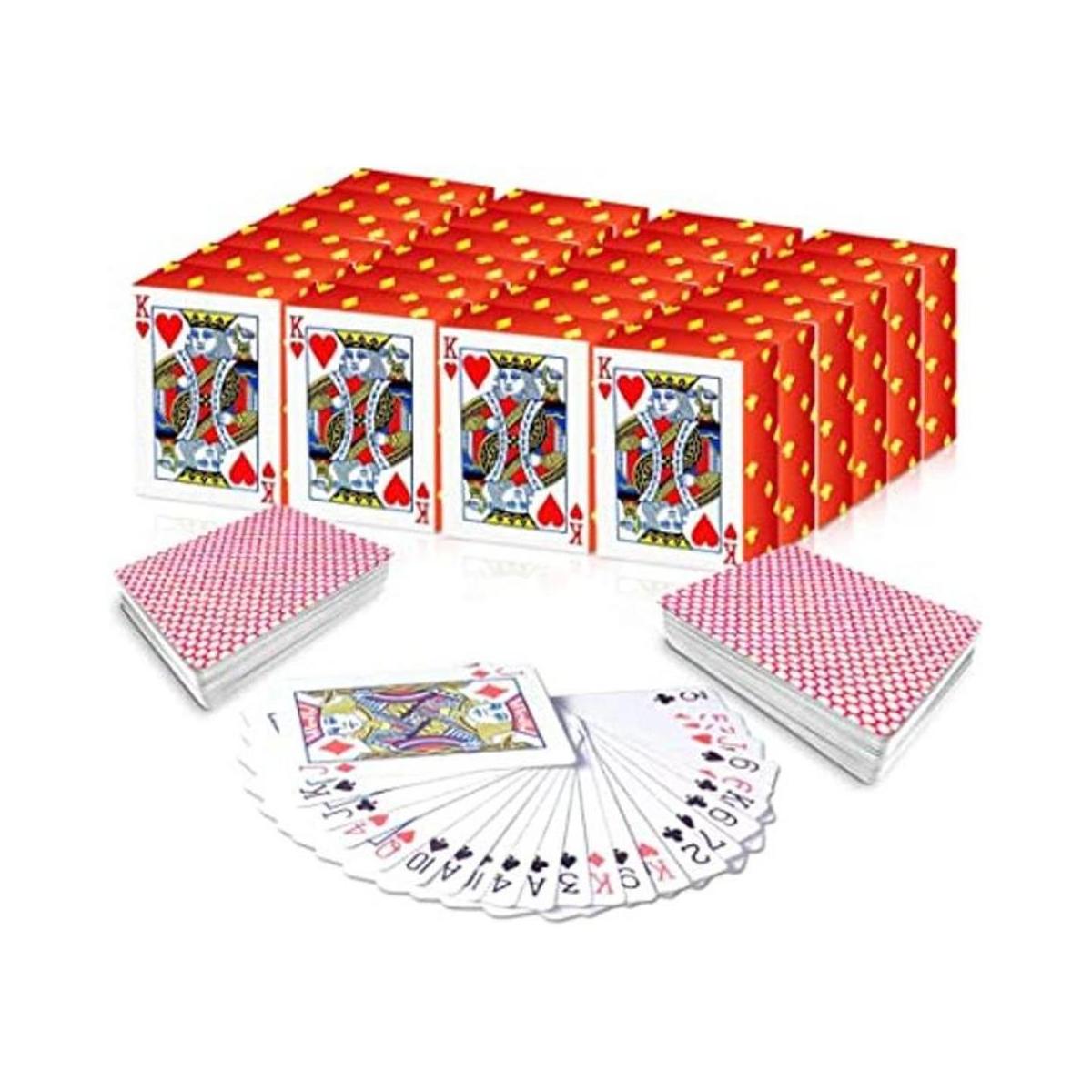 Gamie Mini cartas de juego paquete de 20 barajos cartas