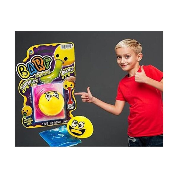 Bola Emoji Barf Slime Stress Ball 4 unidades surtidas_2