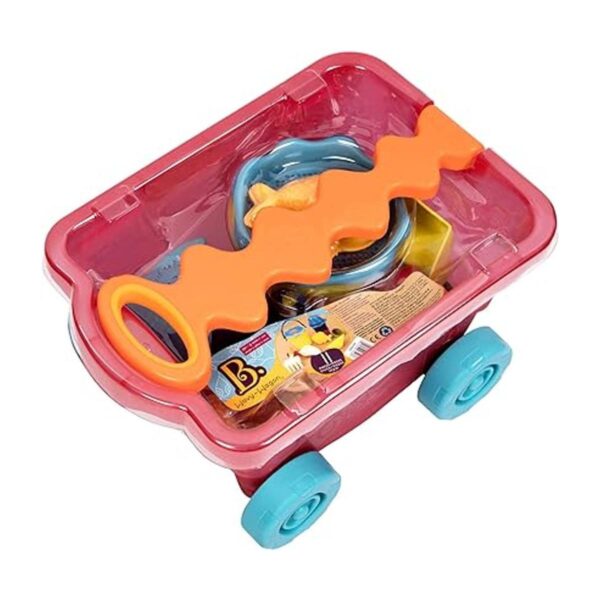 B. toys Wave Wagon Buggy de playa de viaje rojo con 11_3