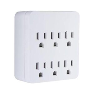 GE Pro Protector de sobretensiones de 6 tomas adaptador_1