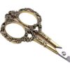 BIHRTC Tijeras vintage de flor de ciruela dorada y tijeras_3