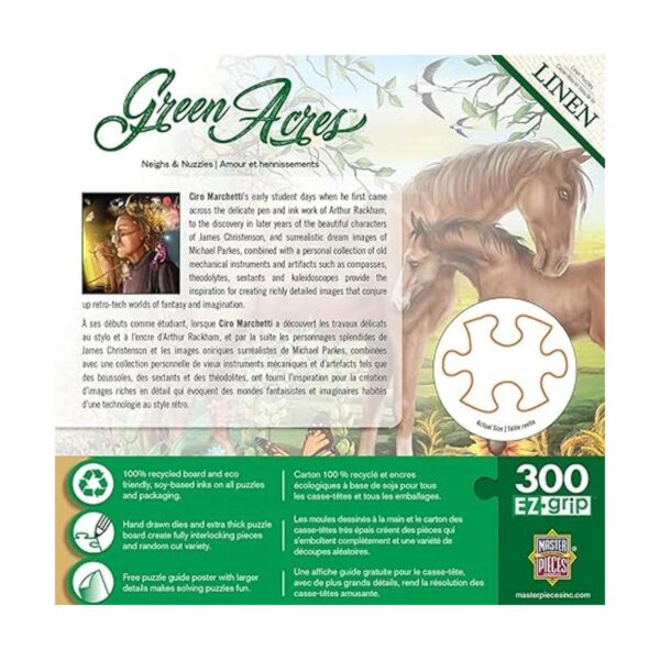 MasterPieces Rompecabezas EZ Grip de 300 piezas Neighs_2