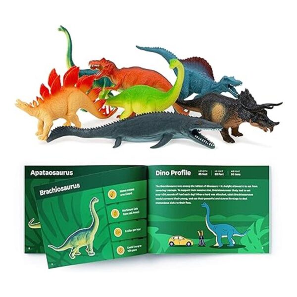 Boley Paquete de 14 juguetes de dinosaurio para niños con_2