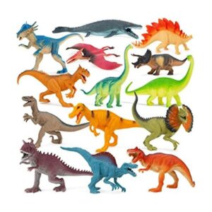Boley Paquete de 14 juguetes de dinosaurio para niños con_1