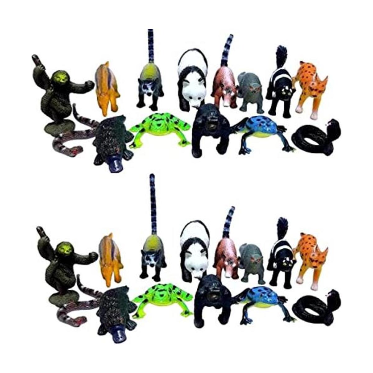 Mini Safari Jungle Rain Forest Animal Juego de Juego de