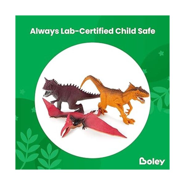 Boley Paquete de 14 juguetes de dinosaurio para niños con_4