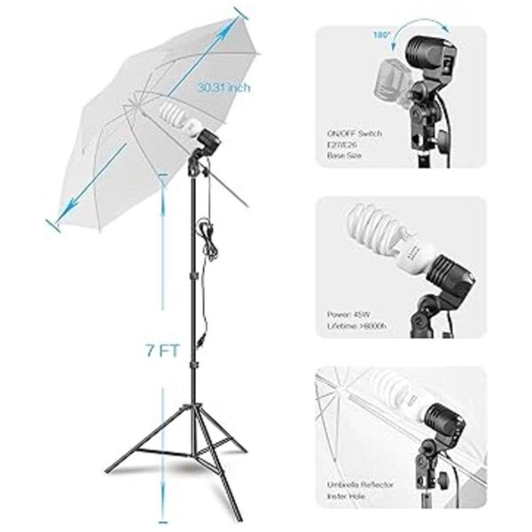 HYJINC Kit de iluminación continua para paraguas de_4