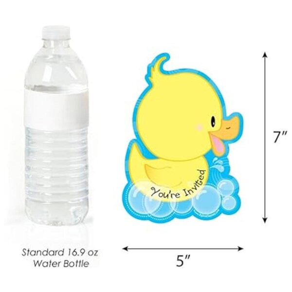 Ducky con forma de pato llenar invitaciones Baby_4