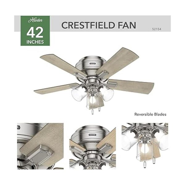 Compañía de ventiladores Hunter Transitional 52_2