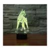 SUPERIORVZND Doberman Pinscher Lámpara nocturna 3D para_5