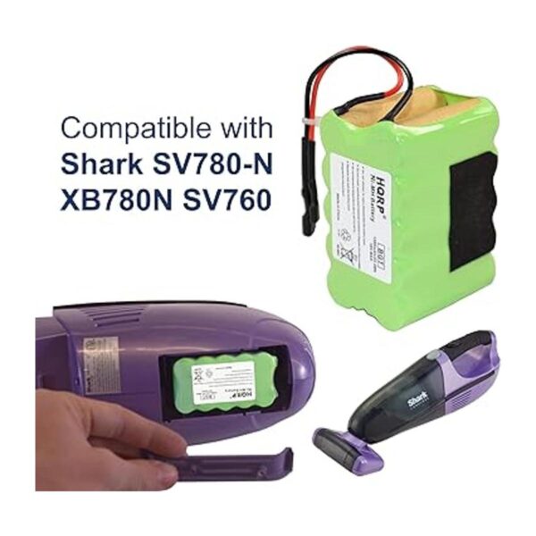 HQRP Batería compatible con Shark SV780N XB780N SV760_6