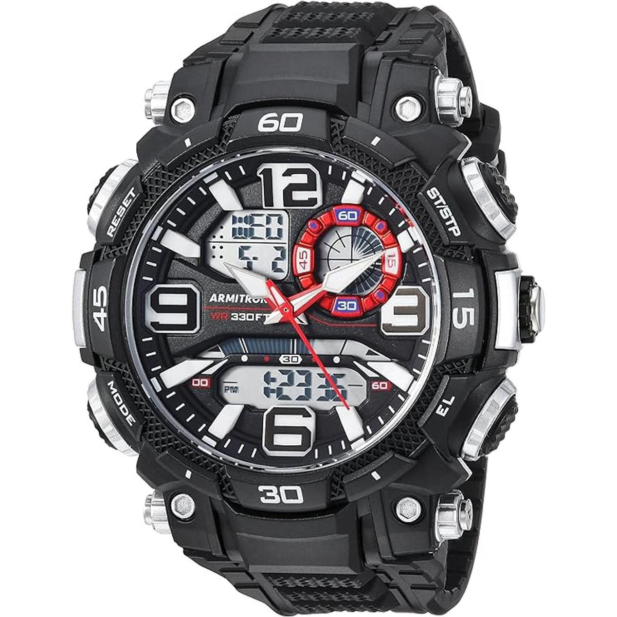 Armitron Sport Reloj analógico digital con correa de