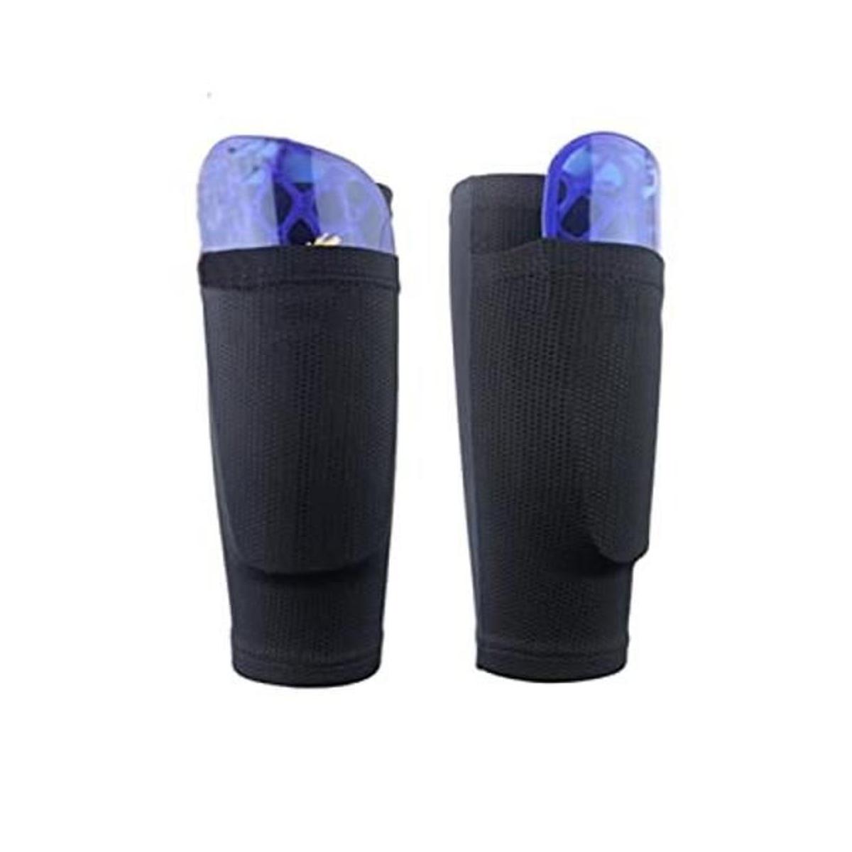 Calcetines para espinilleras de fútbol soporte de