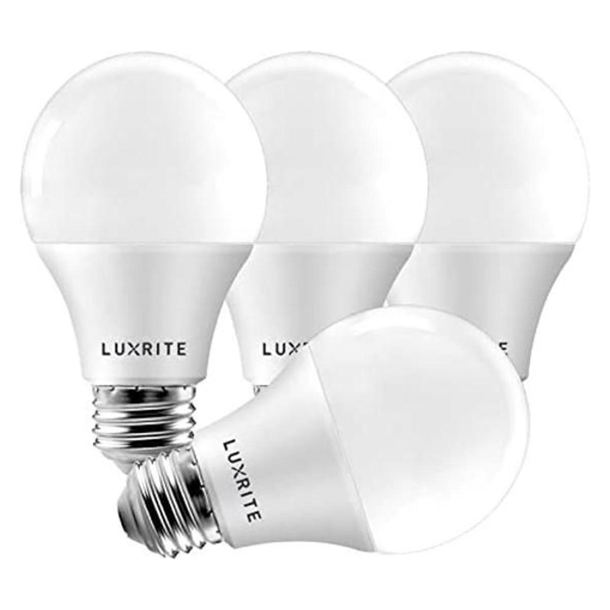 Luxrite Foco LED A19 equivalente a 60 W 800 lúmenes