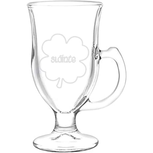 Irish Gaelic Cheers Slainte Green Shamrock Toast Taza de_3
