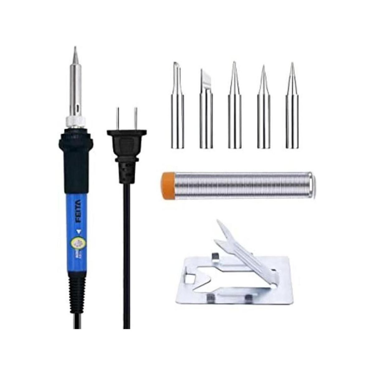 FEITA Kit de soldador de temperatura ajustable AC110V 60W