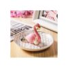 PUDDING CABIN soporte con flamingo para anillos bandeja